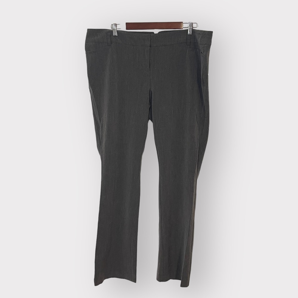 HeartSoul Plus Women’s Size 20 Slacks Trousers Pants Heather Gray